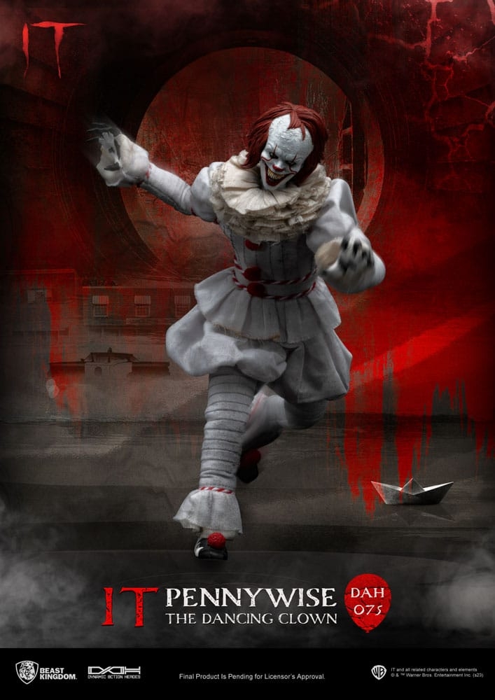 Pennywise Dynamic 8ction Heroes von Beast Kingdom - DAH-075 - It 1/9 Maßstab Actionfigur