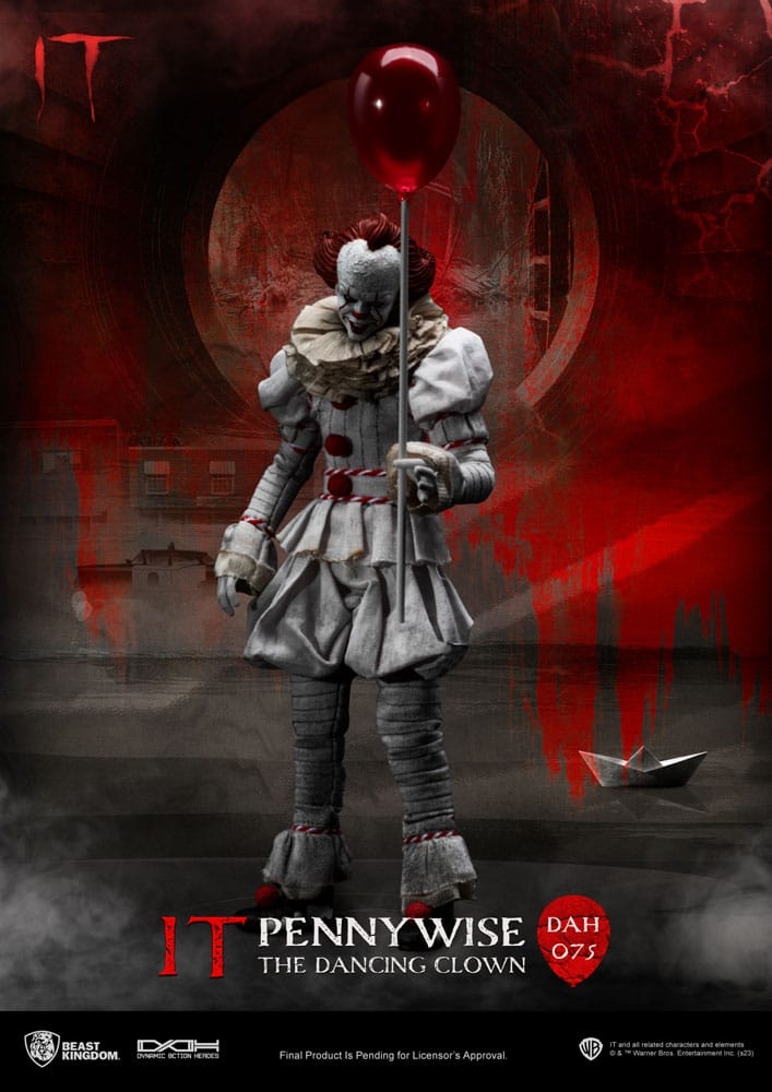 Pennywise Dynamic 8ction Heroes de Beast Kingdom - DAH-075 - figura de acción It a escala 1/9