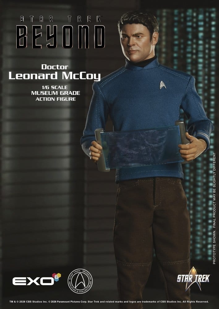 Dr. Bones McCoy Museum Grade par Exo-6 - figurine 1/6 Star Trek Beyond de 30 cm