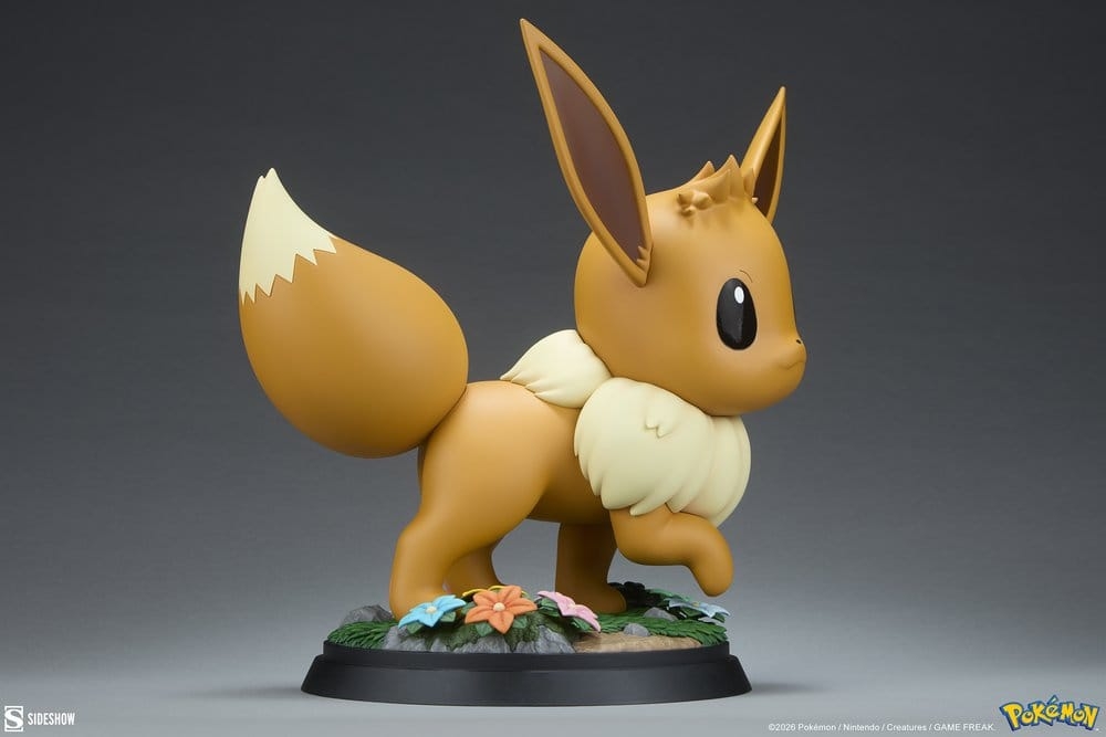 Evoli Life-Size par Sideshow Collectibles - statue 1/1 Pokemon de 34 cm