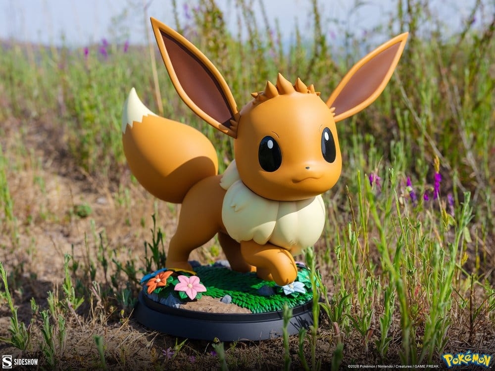 Evoli Life-Size par Sideshow Collectibles - statue 1/1 Pokemon de 34 cm
