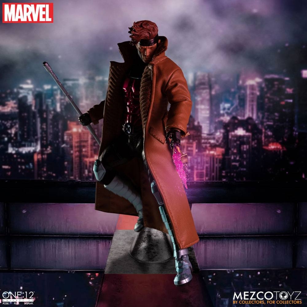 Gambit One:12 Collective de Mezco - figura de acción X-Men a escala 1/12