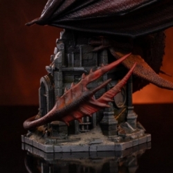 Caraxes Icons de Iron Studios - figura House of the Dragon de 35 cm