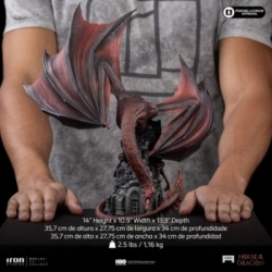 Caraxes Icons par Iron Studios - figurine House of the Dragon de 35 cm