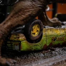 T-Rex Icons von Iron Studios set A version - Jurassic Park 17 cm Figur