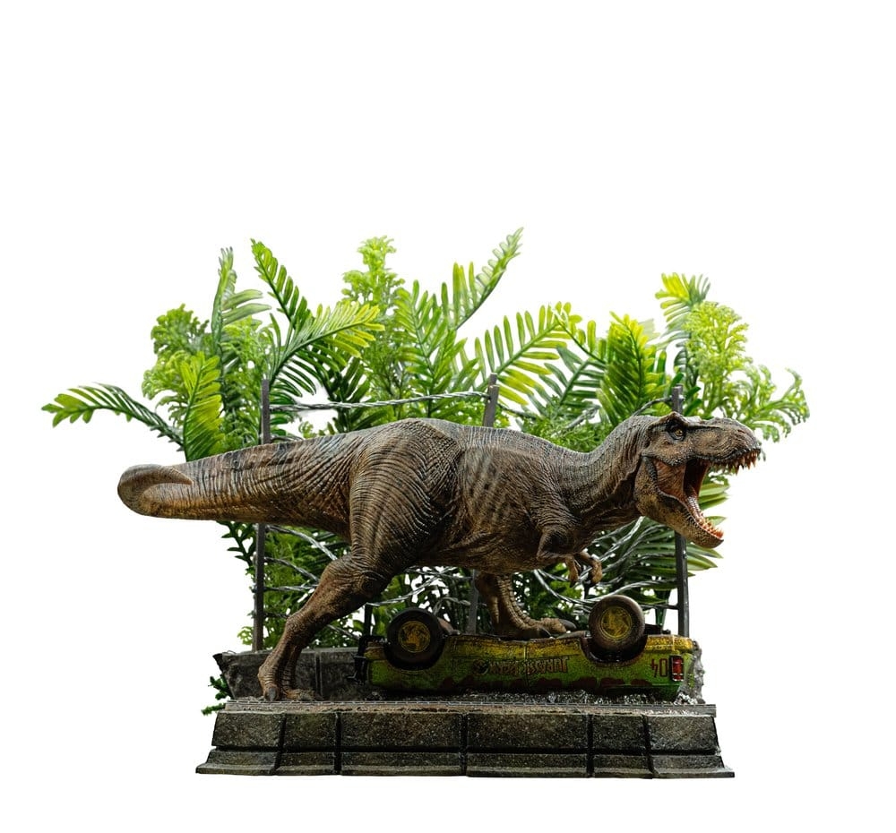 T-Rex Icons van Iron Studios set A version - Jurassic Park 17 cm figuur