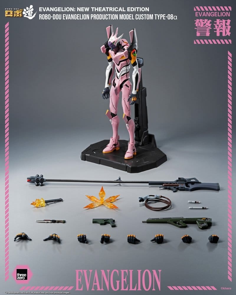 Robo-Dou Evangelion Production Model Custom Type-08a by ThreeZero - Evangelion: New Theatrical Edition action figure
