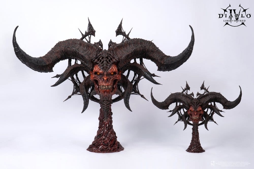 Mephisto Art Mask von Pure Arts - Diablo IV 1/2 Maßstab Maske