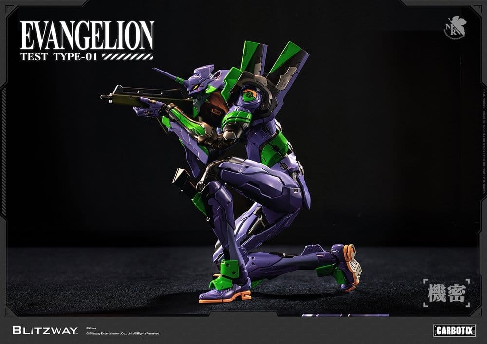 Evangelion Unite-01 Type Test standard by Blitzway - Rebuild of Evangelion 33 cm action figure