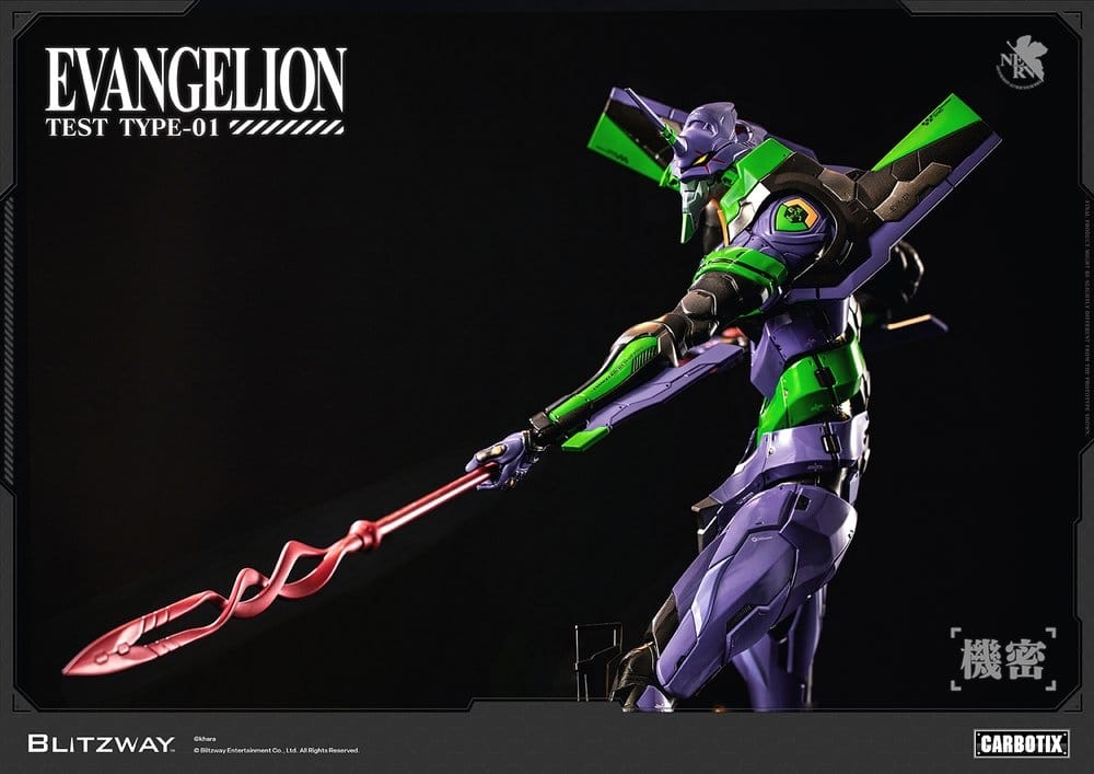 Evangelion Unite-01 Type Test von Blitzway standard version - Rebuild of Evangelion 33 cm Actionfigur