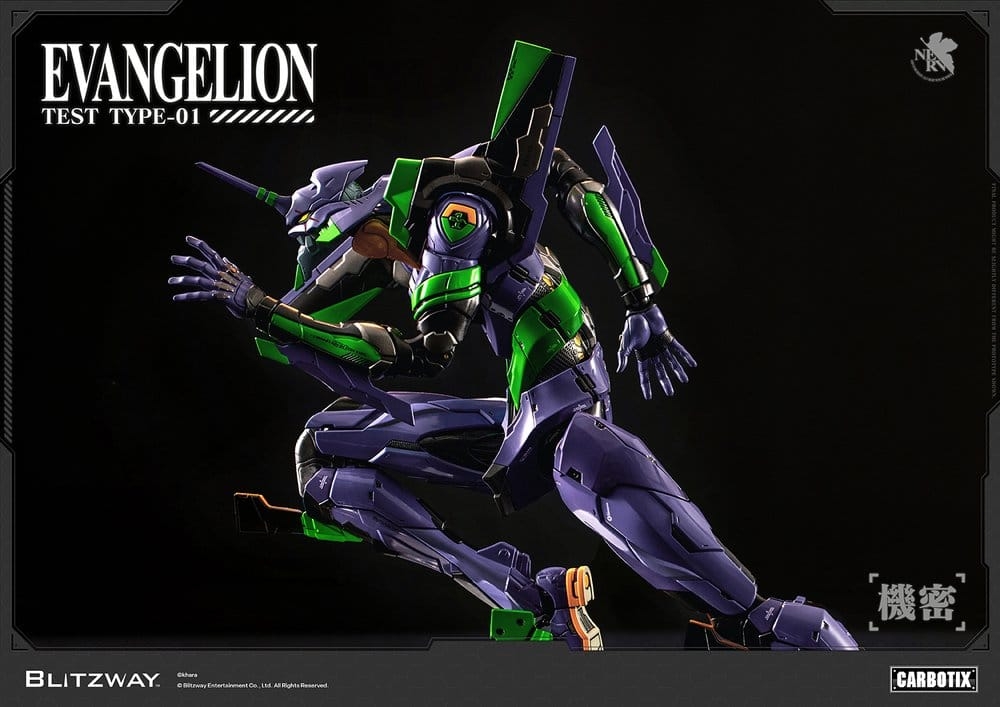 Evangelion Unite-01 Type Test standard par Blitzway - figurine Rebuild of Evangelion de 33 cm