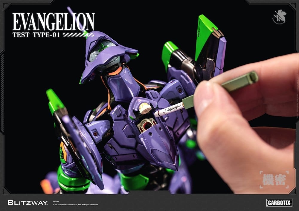 Evangelion Unite-01 Type Test van Blitzway standard version - Rebuild of Evangelion 33 cm actiefiguur