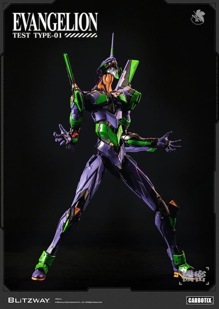 Evangelion Unite-01 Type Test de Blitzway standard version - figura de acción Rebuild of Evangelion de 33 cm