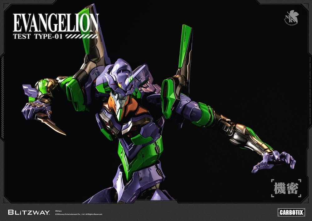 Evangelion Unite-01 Type Test von Blitzway standard version - Rebuild of Evangelion 33 cm Actionfigur