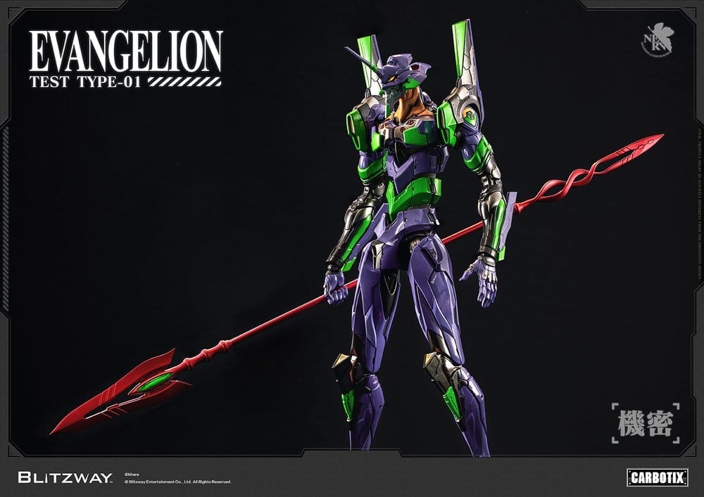 Evangelion Unite-01 Type Test DX par Blitzway - figurine Rebuild of Evangelion de 33 cm