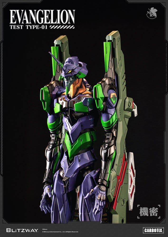 Evangelion Unite-01 Type Test de Blitzway DX version - figura de acción Rebuild of Evangelion de 33 cm