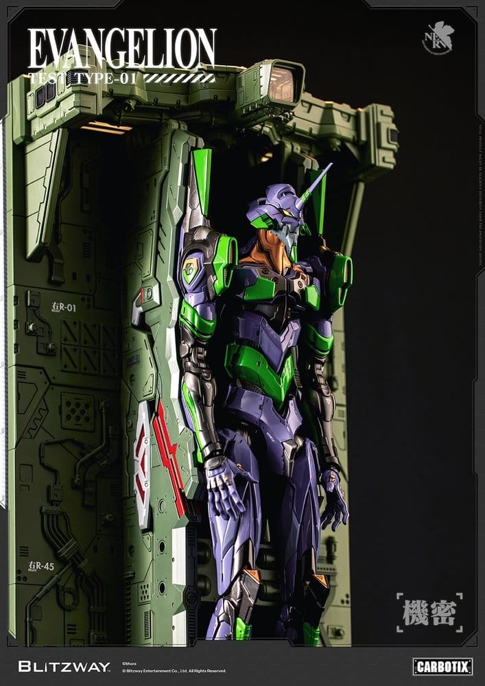 Evangelion Unite-01 Type Test di Blitzway DX version - action figure Rebuild of Evangelion alta 33 cm