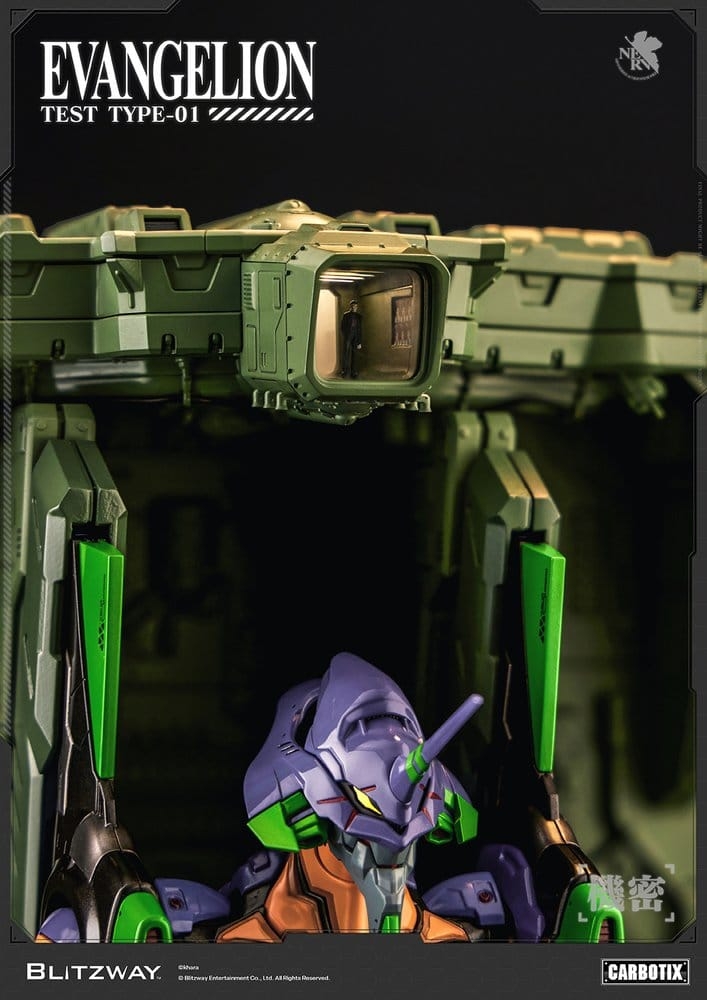 Evangelion Unite-01 Type Test van Blitzway DX version - Rebuild of Evangelion 33 cm actiefiguur