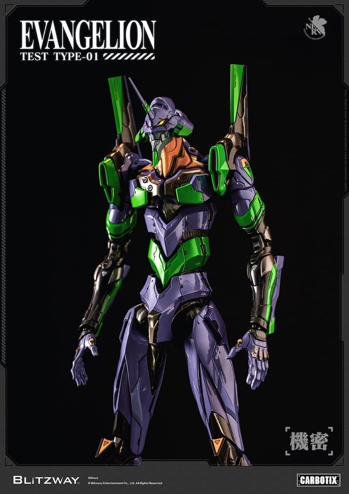 Evangelion Unite-01 Type Test van Blitzway DX version - Rebuild of Evangelion 33 cm actiefiguur