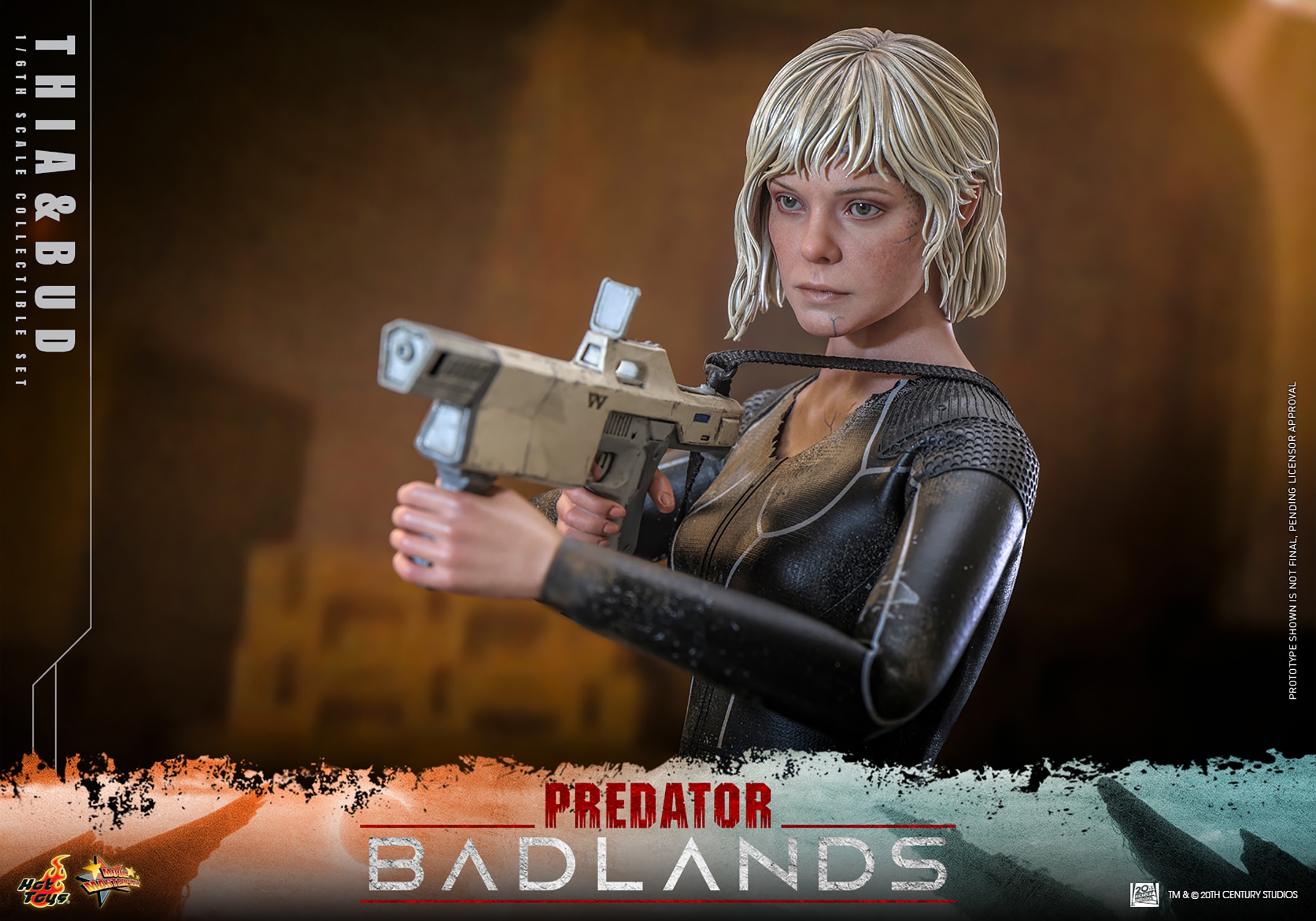 Thia and Bud par Hot Toys - MMS900 - figurine 1/6 Predator Badlands de 29 cm