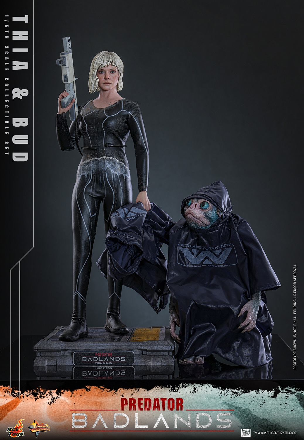 Thia and Bud di Hot Toys - MMS900 - action figure Predator Badlands in scala 1/6