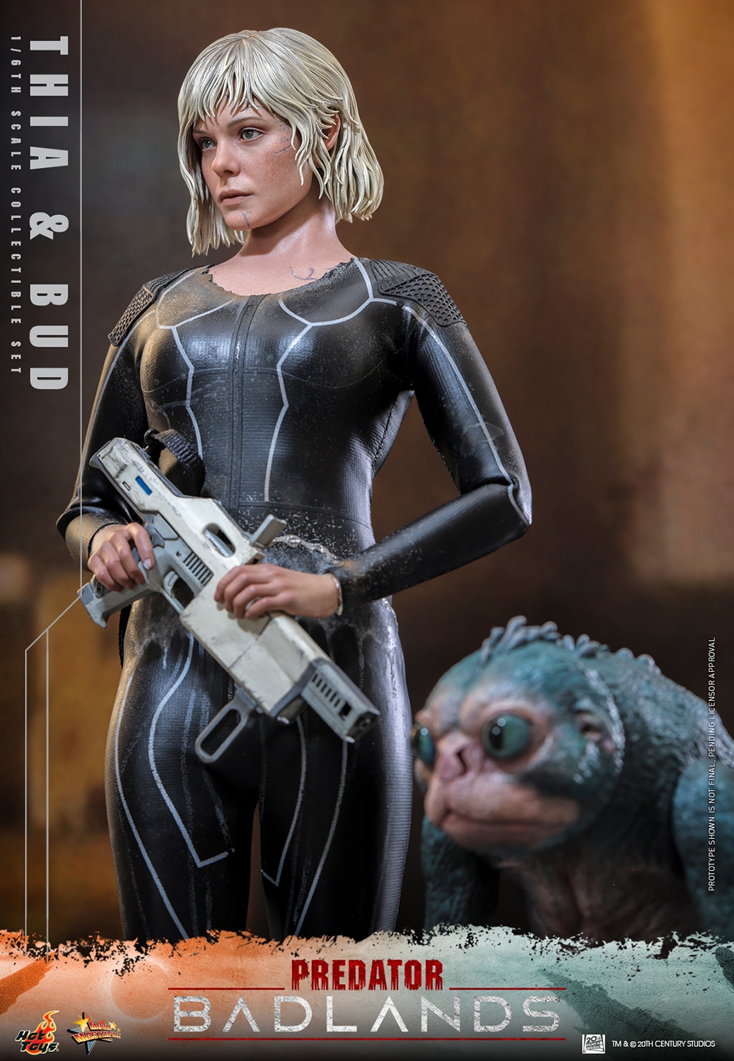 Thia and Bud par Hot Toys - MMS900 - figurine 1/6 Predator Badlands de 29 cm