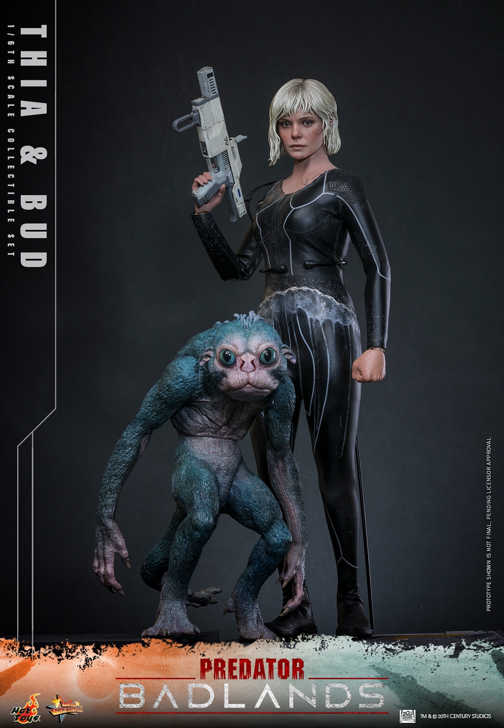 Thia and Bud par Hot Toys - MMS900 - figurine 1/6 Predator Badlands de 29 cm