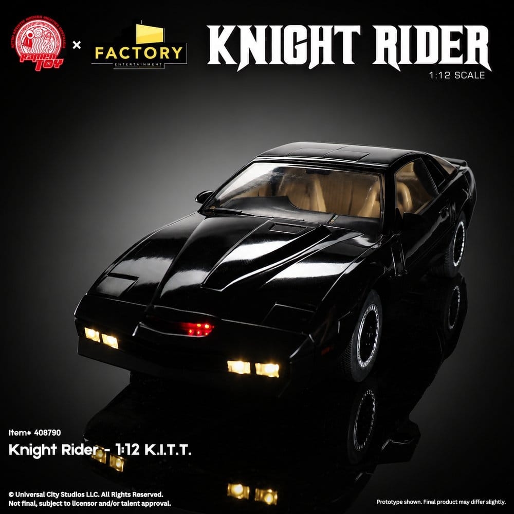 K.I.T.T. and Michael Knight by Ramen Toy - K-2000 (Knight Rider) 1/12 scale action figure