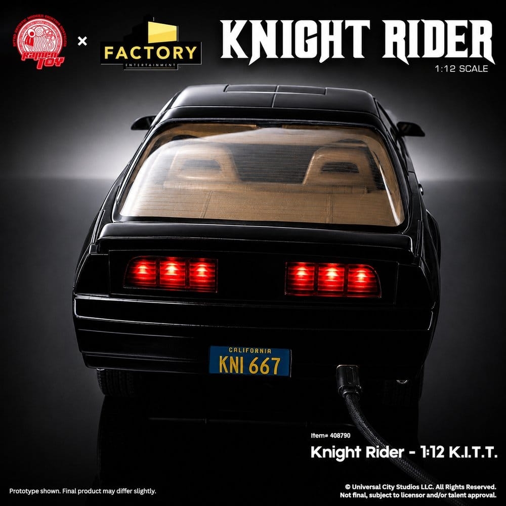 K.I.T.T. and Michael Knight by Ramen Toy - K-2000 (Knight Rider) 1/12 scale action figure