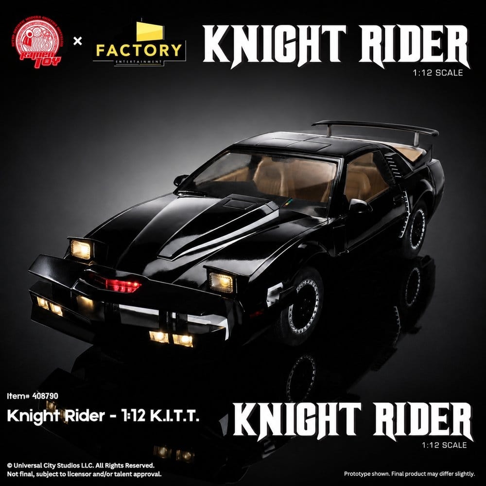K.I.T.T. and Michael Knight van Ramen Toy - K-2000 (Knight Rider) 1/12 schaal actiefiguur