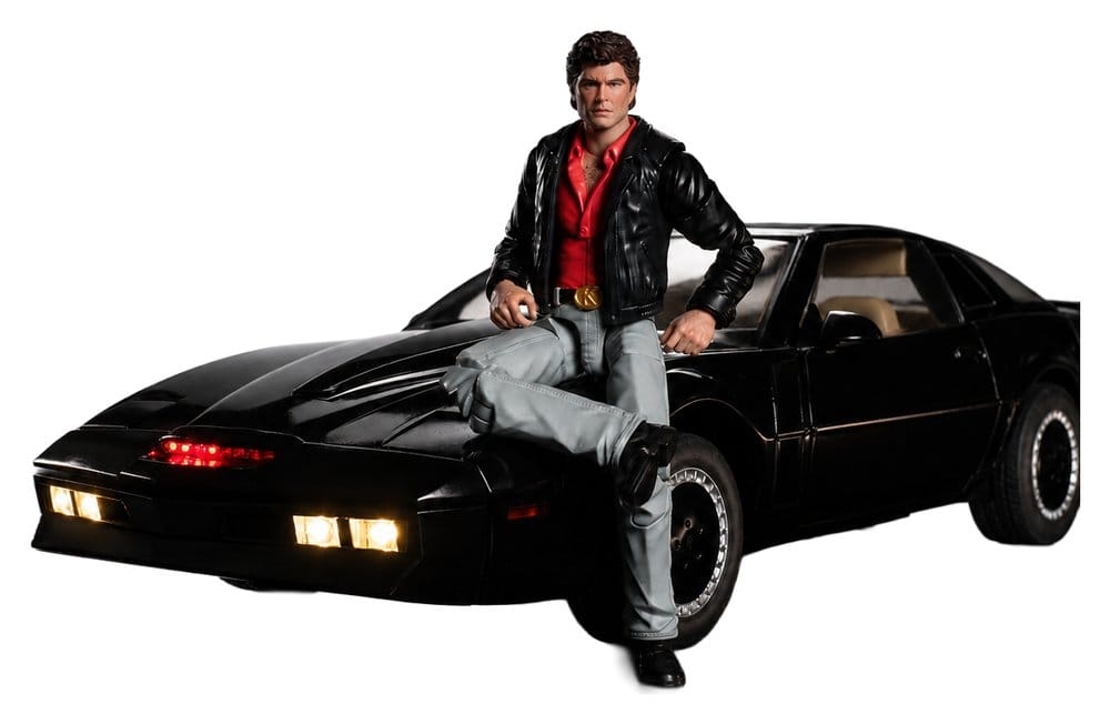 K.I.T.T. and Michael Knight von Ramen Toy - K-2000 (Knight Rider) 1/12 Maßstab Actionfigur