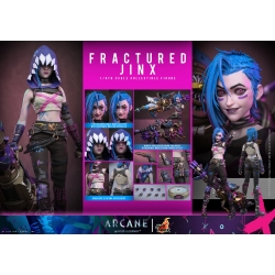 Jinx (Fractured) par Hot Toys - TMS183 - figurine 1/6 Arcane de 28 cm