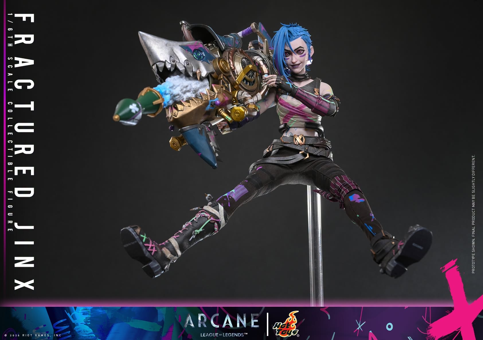 Jinx (Fractured) by Hot Toys - TMS183 - Arcane 1/6 scale action figure