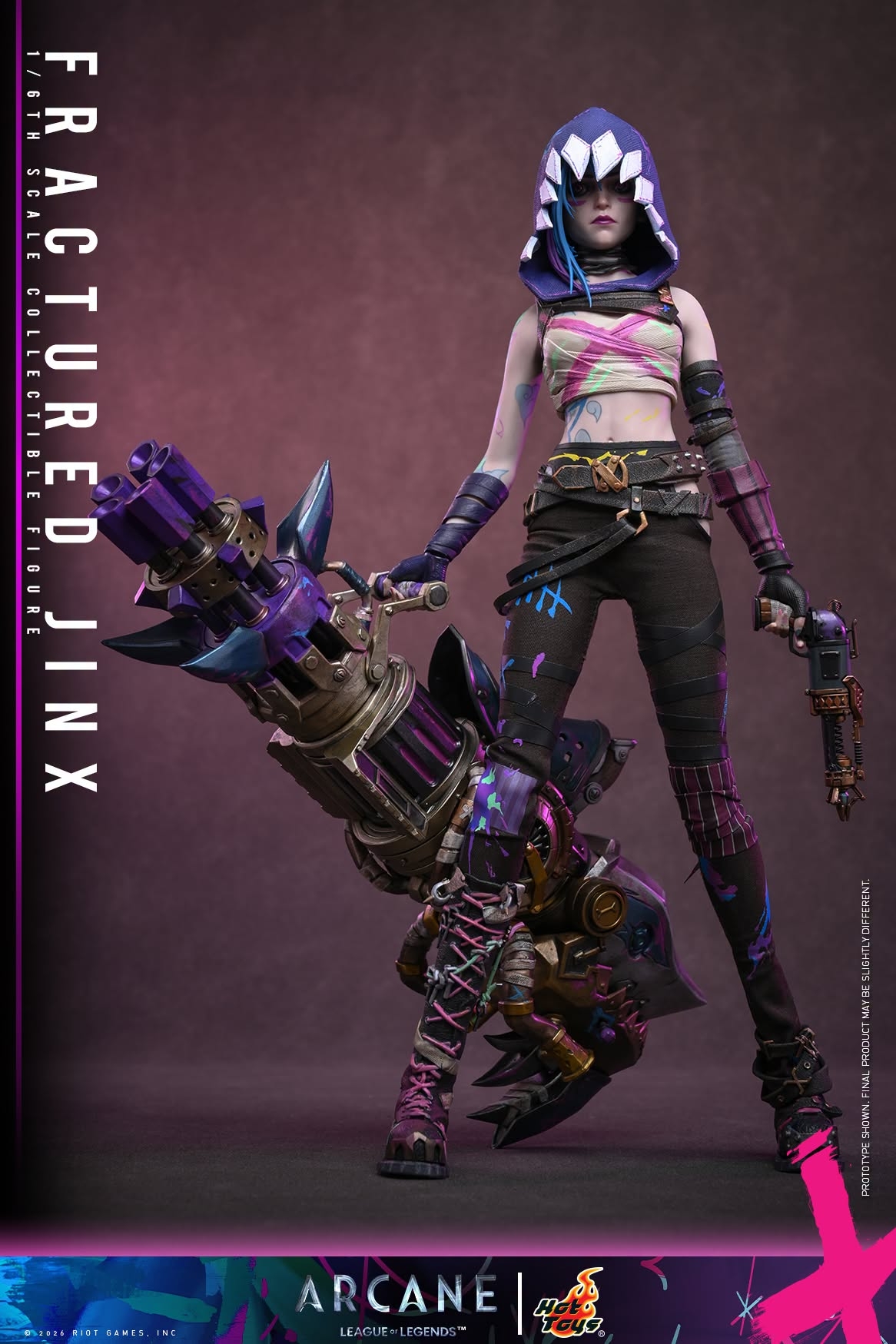 Jinx (Fractured) by Hot Toys - TMS183 - Arcane 1/6 scale action figure