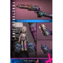 Jinx (Fractured) par Hot Toys - TMS183 - figurine 1/6 Arcane de 28 cm