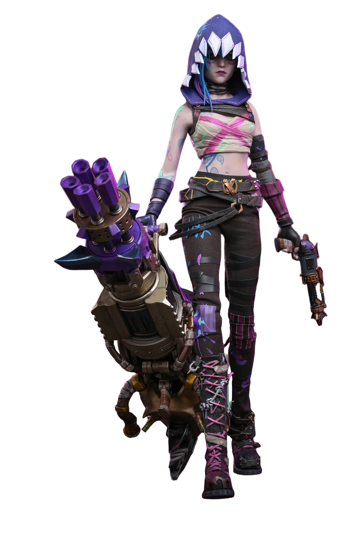 Jinx (Fractured) di Hot Toys - TMS183 - action figure Arcane in scala 1/6