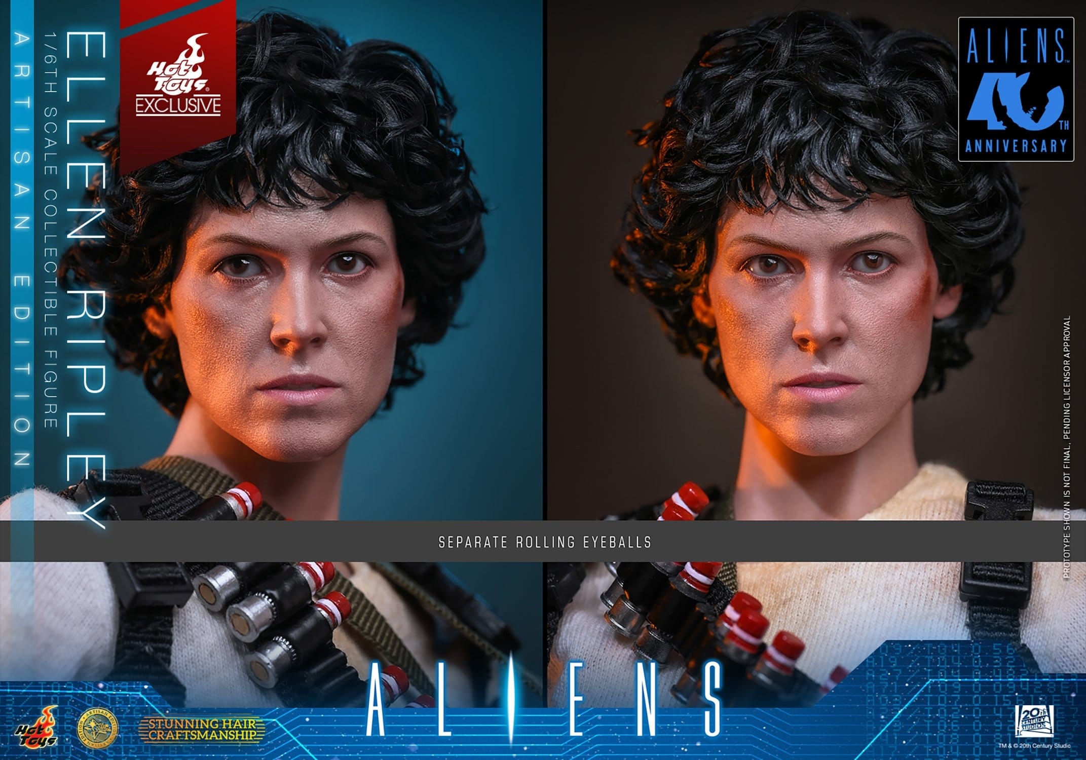 Ripley von Hot Toys Artisan Edition version - MMS896AE - Aliens 1/6 Maßstab Actionfigur