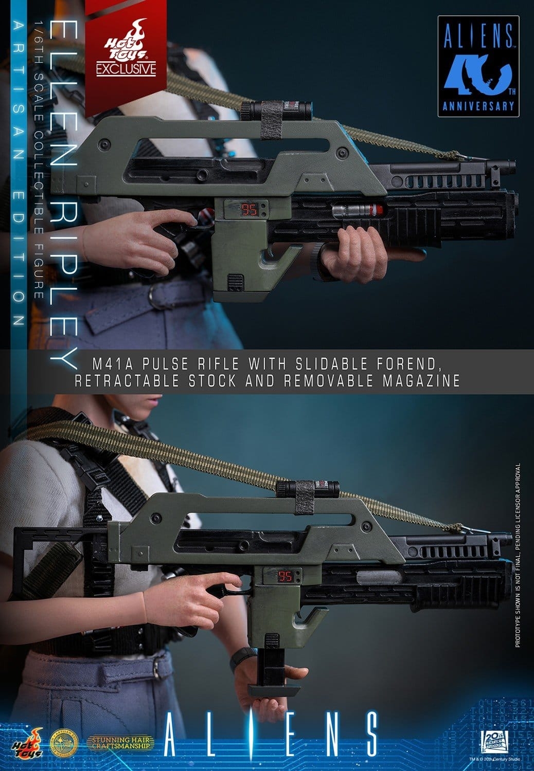 Ripley di Hot Toys Artisan Edition version - MMS896AE - action figure Aliens in scala 1/6