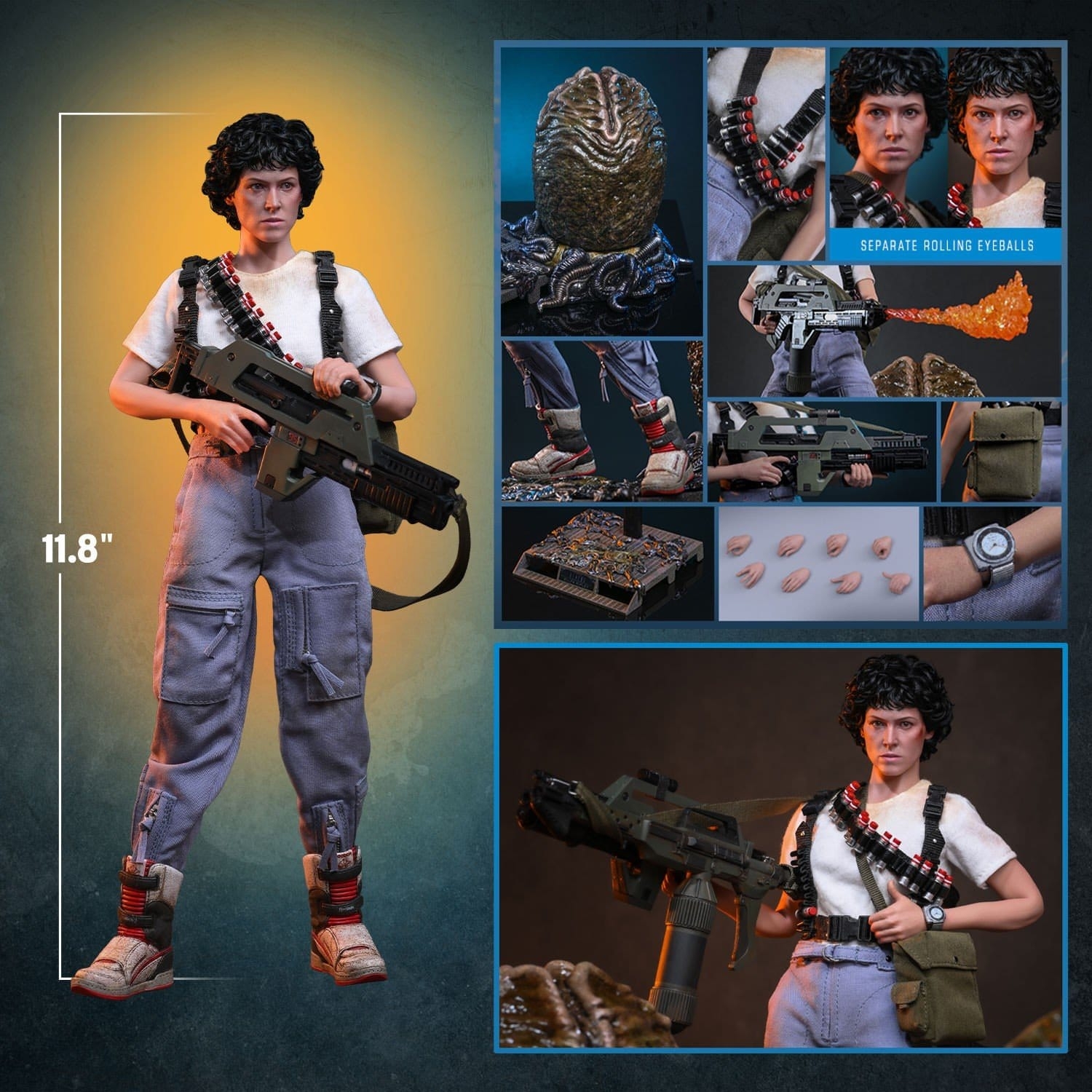 Ripley van Hot Toys Artisan Edition version - MMS896AE - Aliens 1/6 schaal actiefiguur