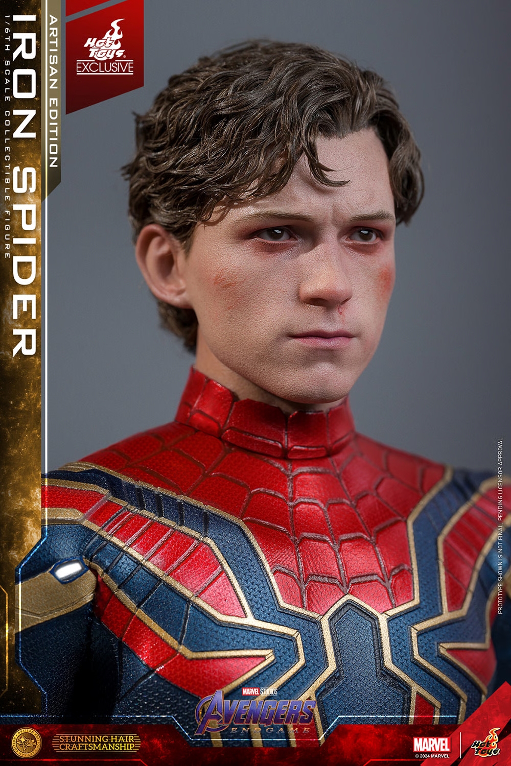 Iron Spider di Hot Toys Artisan Edition version - MMS762AE - action figure Avengers Endgame in scala 1/6