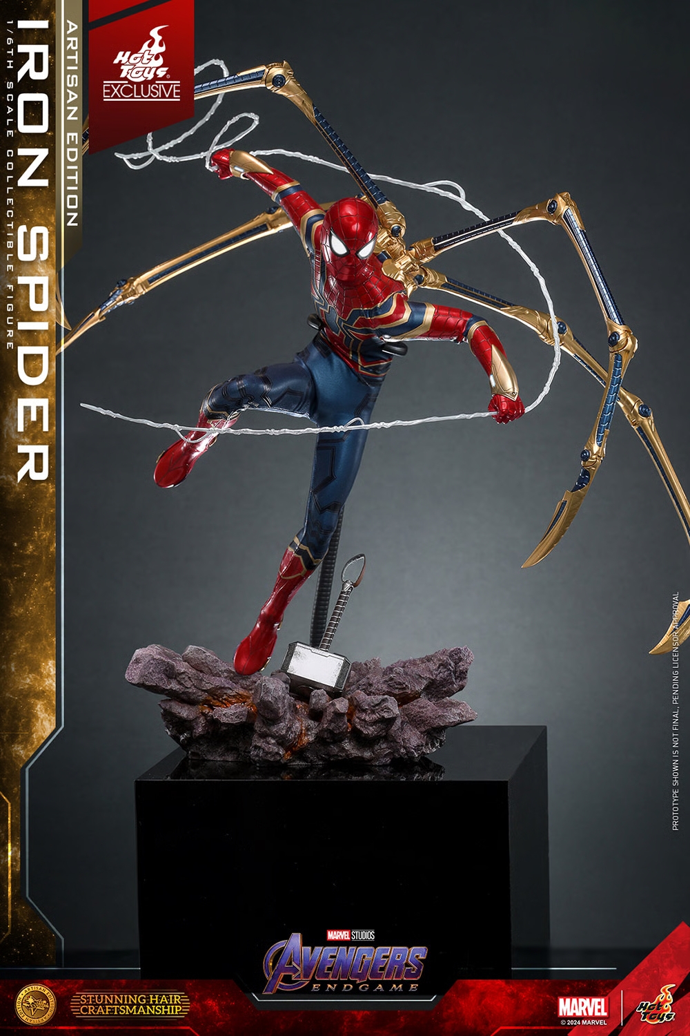 Iron Spider Artisan Edition by Hot Toys - MMS762AE - Avengers Endgame 1/6 scale action figure