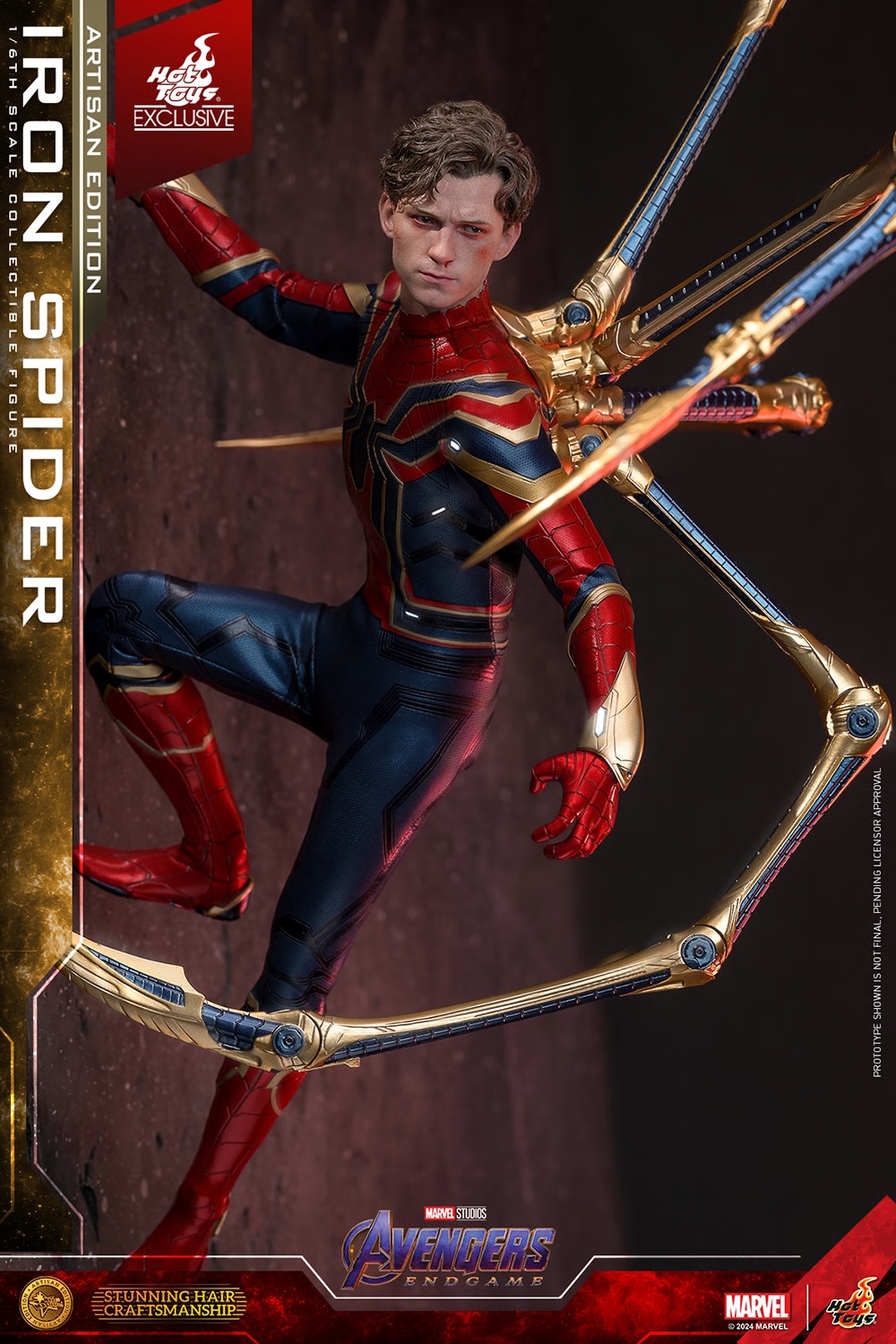 Iron Spider Artisan Edition by Hot Toys - MMS762AE - Avengers Endgame 1/6 scale action figure