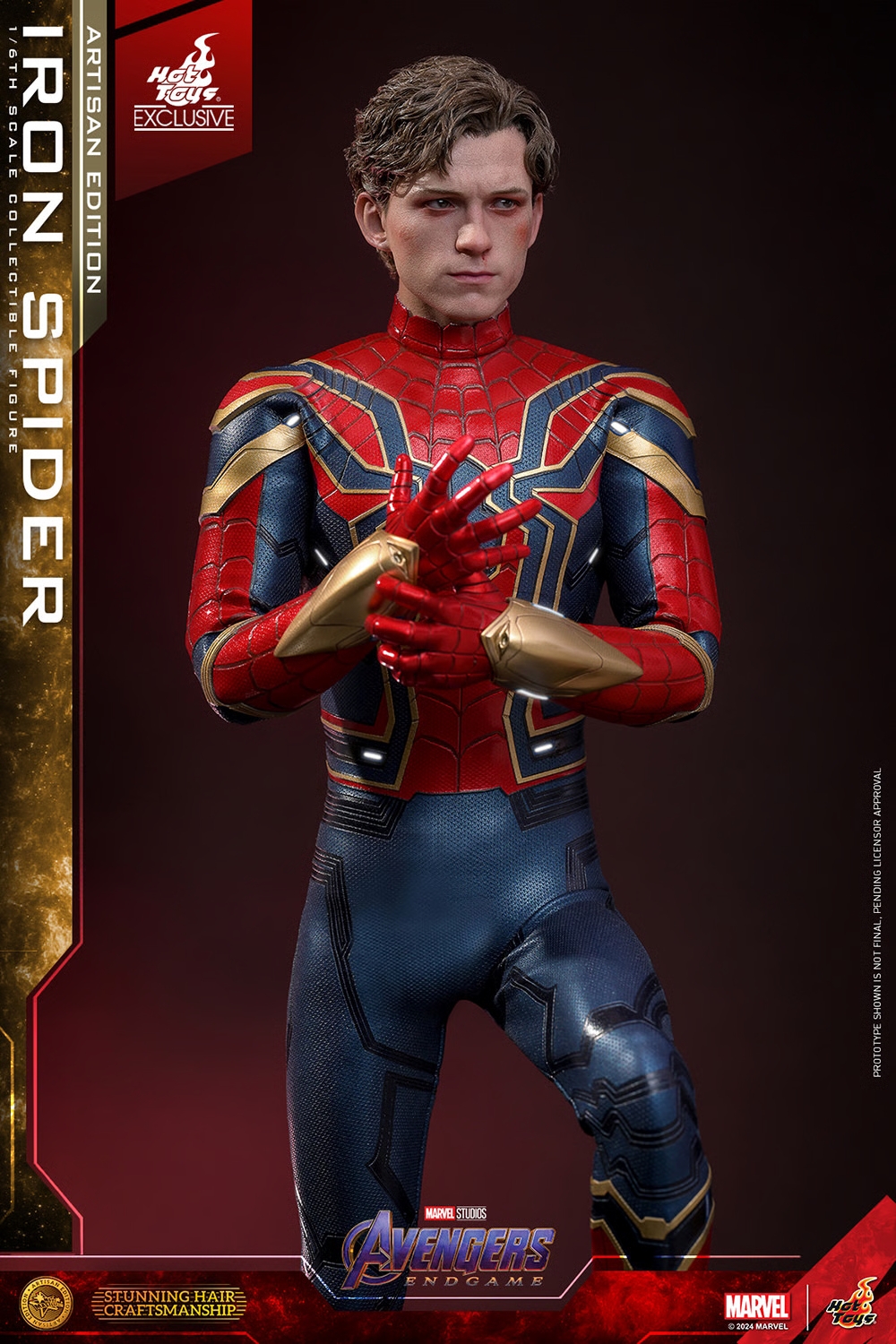 Iron Spider di Hot Toys Artisan Edition version - MMS762AE - action figure Avengers Endgame in scala 1/6