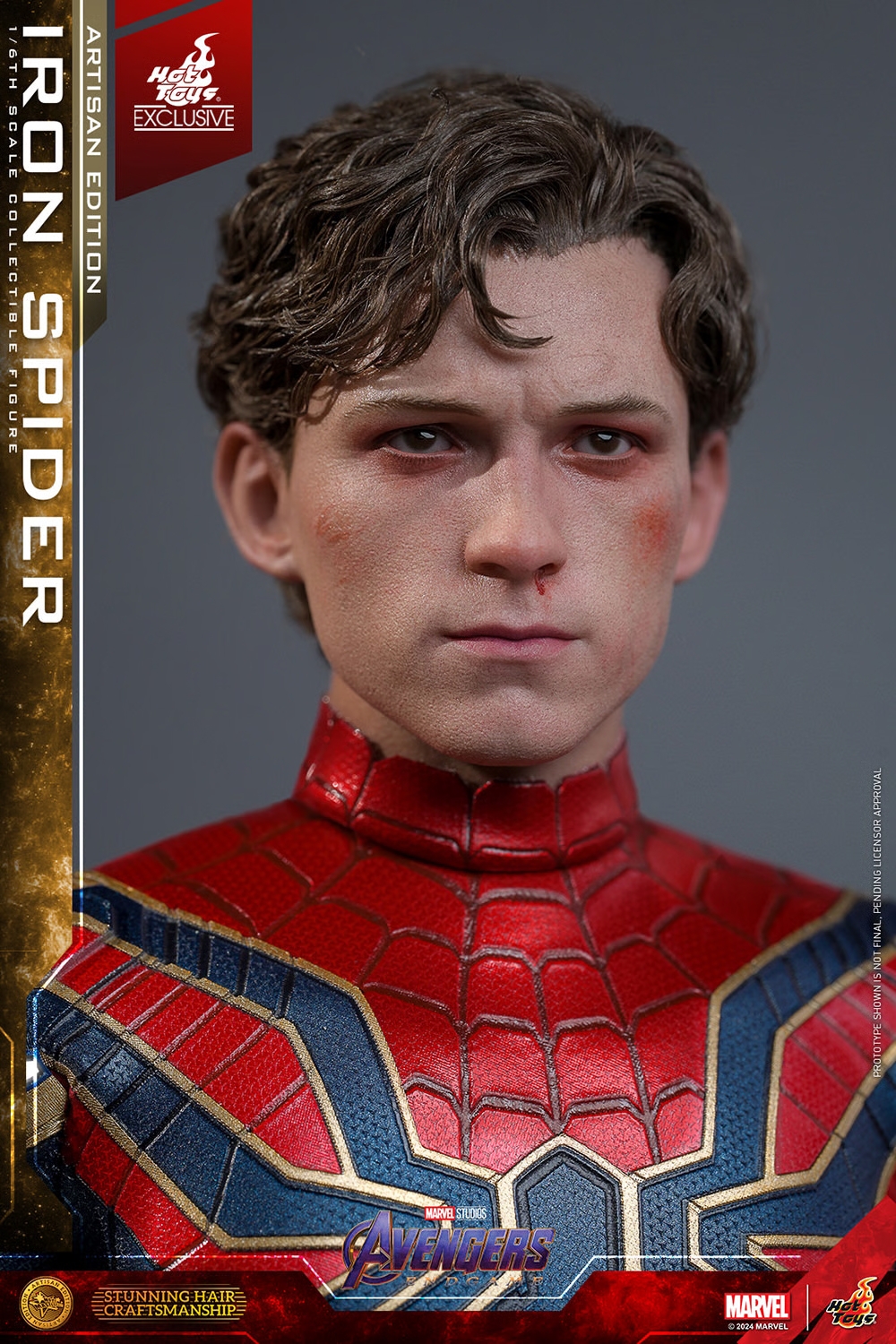 Iron Spider van Hot Toys Artisan Edition version - MMS762AE - Avengers Endgame 1/6 schaal actiefiguur