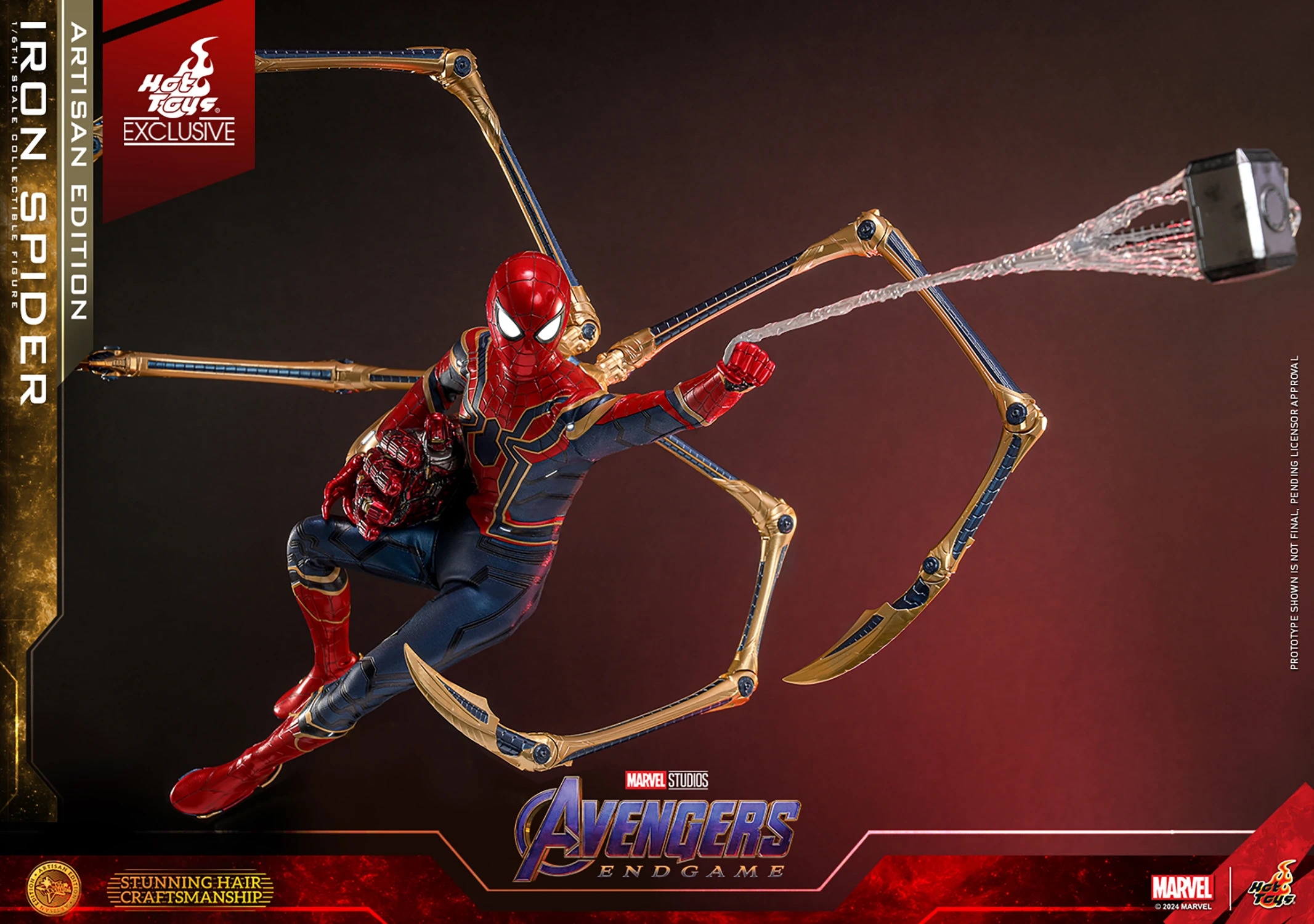Iron Spider Artisan Edition by Hot Toys - MMS762AE - Avengers Endgame 1/6 scale action figure