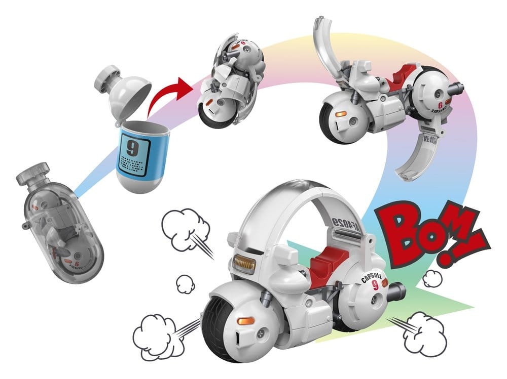 Hoi-Poi Bulma's Motorcycle (Capsule no.9) Changearts von Bandai Tamashii Nations - Dragon Ball 11 cm Replik