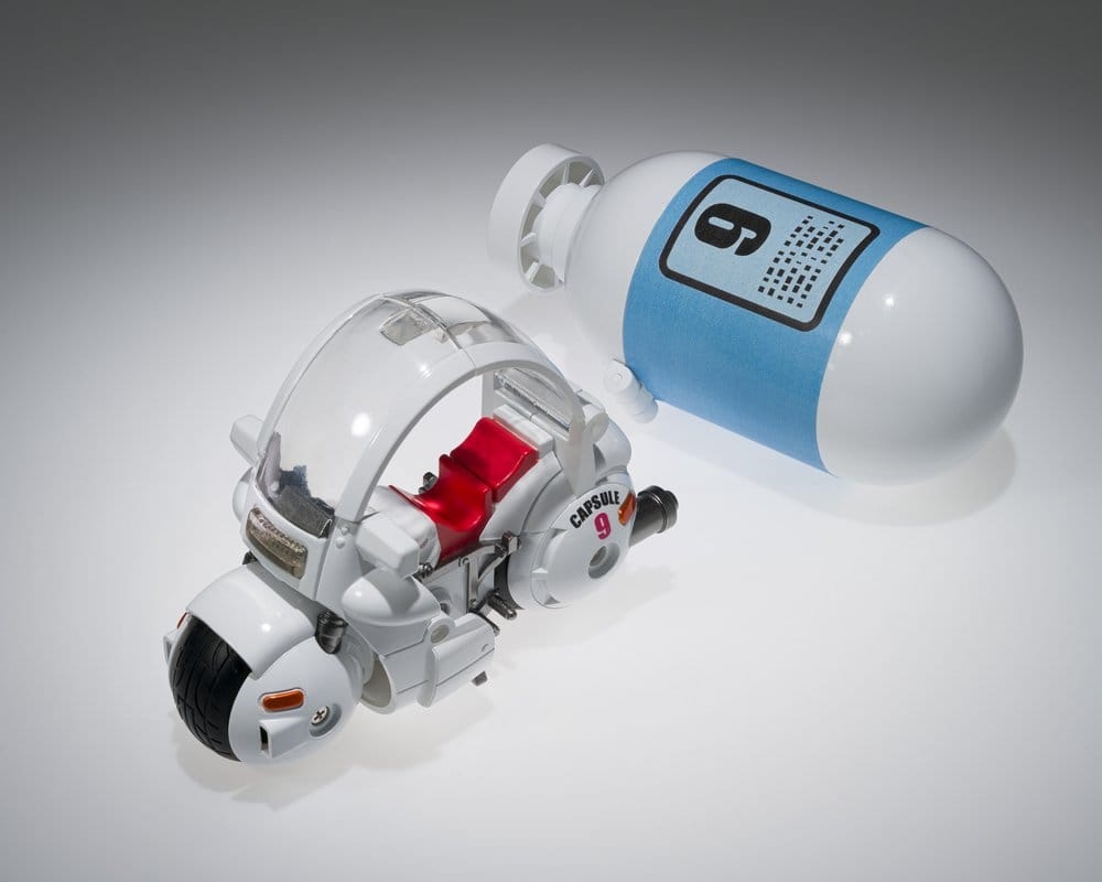 Hoi-Poi Bulma's Motorcycle (Capsule no.9) Changearts di Bandai Tamashii Nations - replica Dragon Ball alta 11 cm
