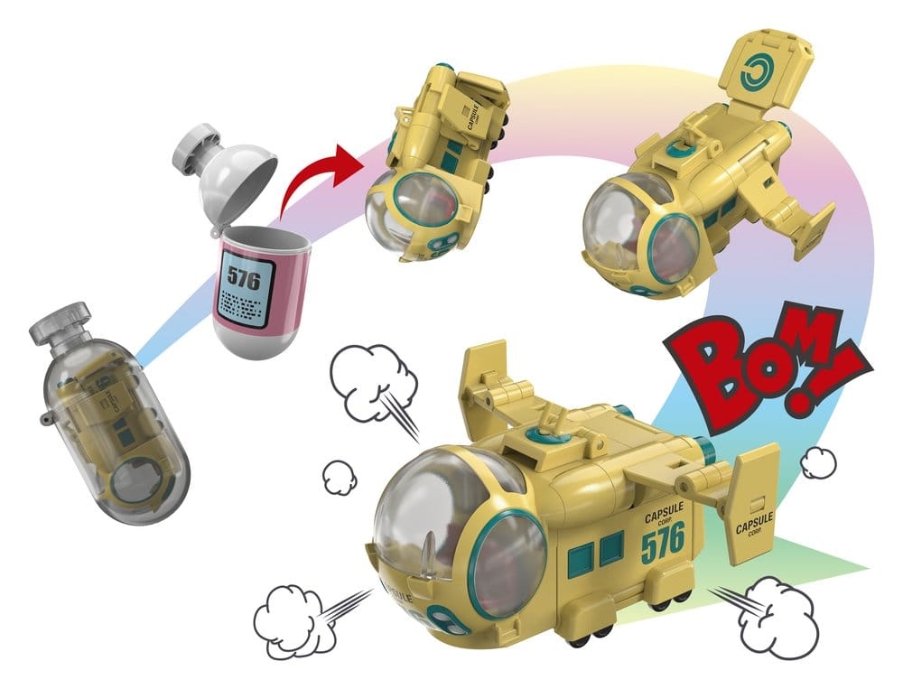 Hoi-Poi Bulma's Airplane (Capsule no.576) Changearts par Bandai Tamashii Nations - réplique Dragon Ball de 11 cm