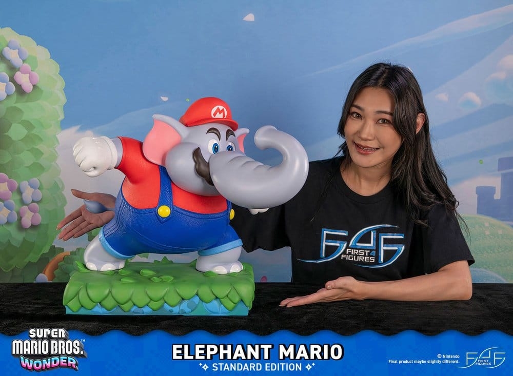 Elephant Mario Standard par First 4 Figures - statue Super Mario Bros. Wonder de 43 cm