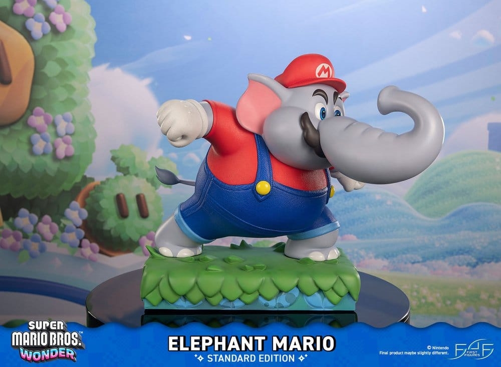 Elephant Mario de First 4 Figures Standard version - estatua Super Mario Bros. Wonder de 43 cm